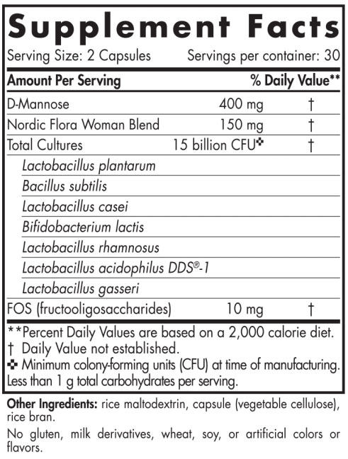 Nordic Naturals Nordic Flora Probiotic Woman