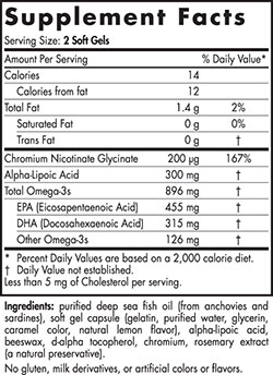 Nordic Naturals ProOmega Blood Sugar