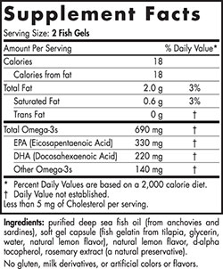 Nordic Naturals Omega-3 in Fish Gelatin