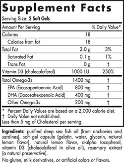 Nordic Naturals Ultimate Omega-D3 Sport