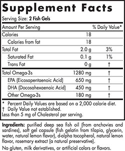 Nordic Naturals ProOmega in Fish Gelatin